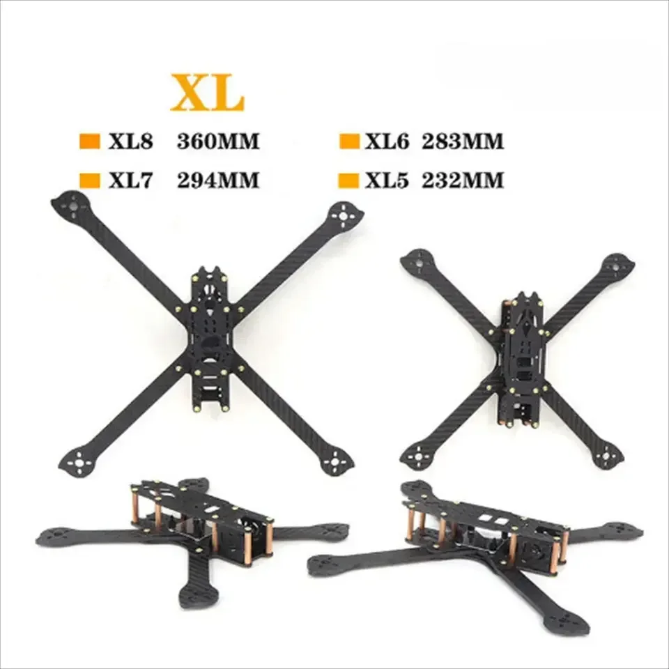 3K Full Carbon Fiber FPV frame Frame Kit 4mm Arm Design  XL8 360mm True X RC Drone FPV Drone Frame factory