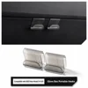 2023 Refreshed Model X 3-Seat Glove Box Hooks, Clear, 2Pcs