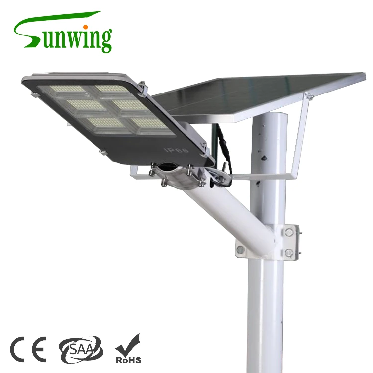 Sunwing 150w 200w 300w solar power street light with outdoor solar panel