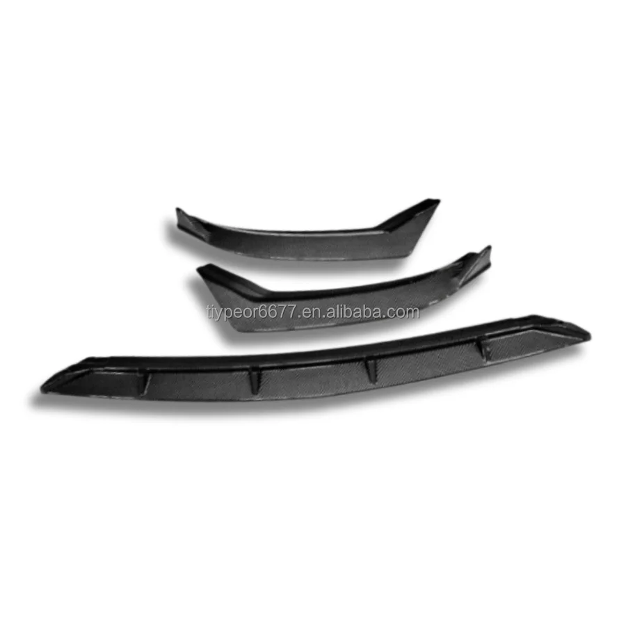 product tiypeor modified car front exterior decoration car front bumper lip splitter diffuser car accessories for hyundai mistra 2021-5