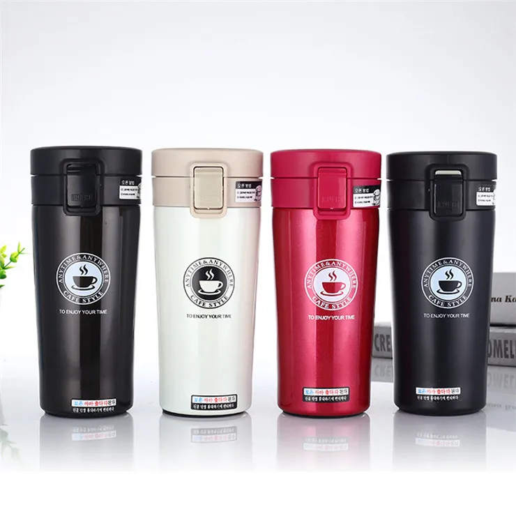 HOT Premium Travel Coffee Mug Stainless Steel Thermos Tumbler Cups Vacuum  Flask Thermo Water Bottle Tea Mug Thermocup Bottle