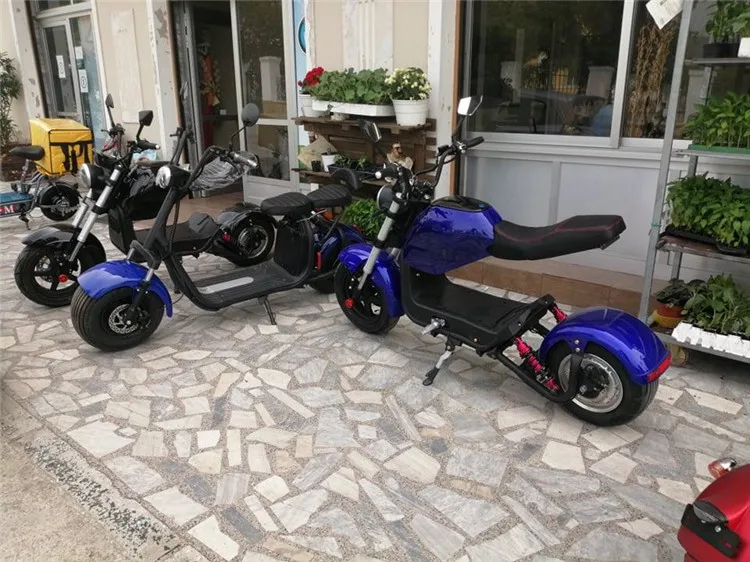 Three Wheel 2000W Chopper Big Battery Trike Model M3 Fast Speed Electric Scooters Adult Citycoco