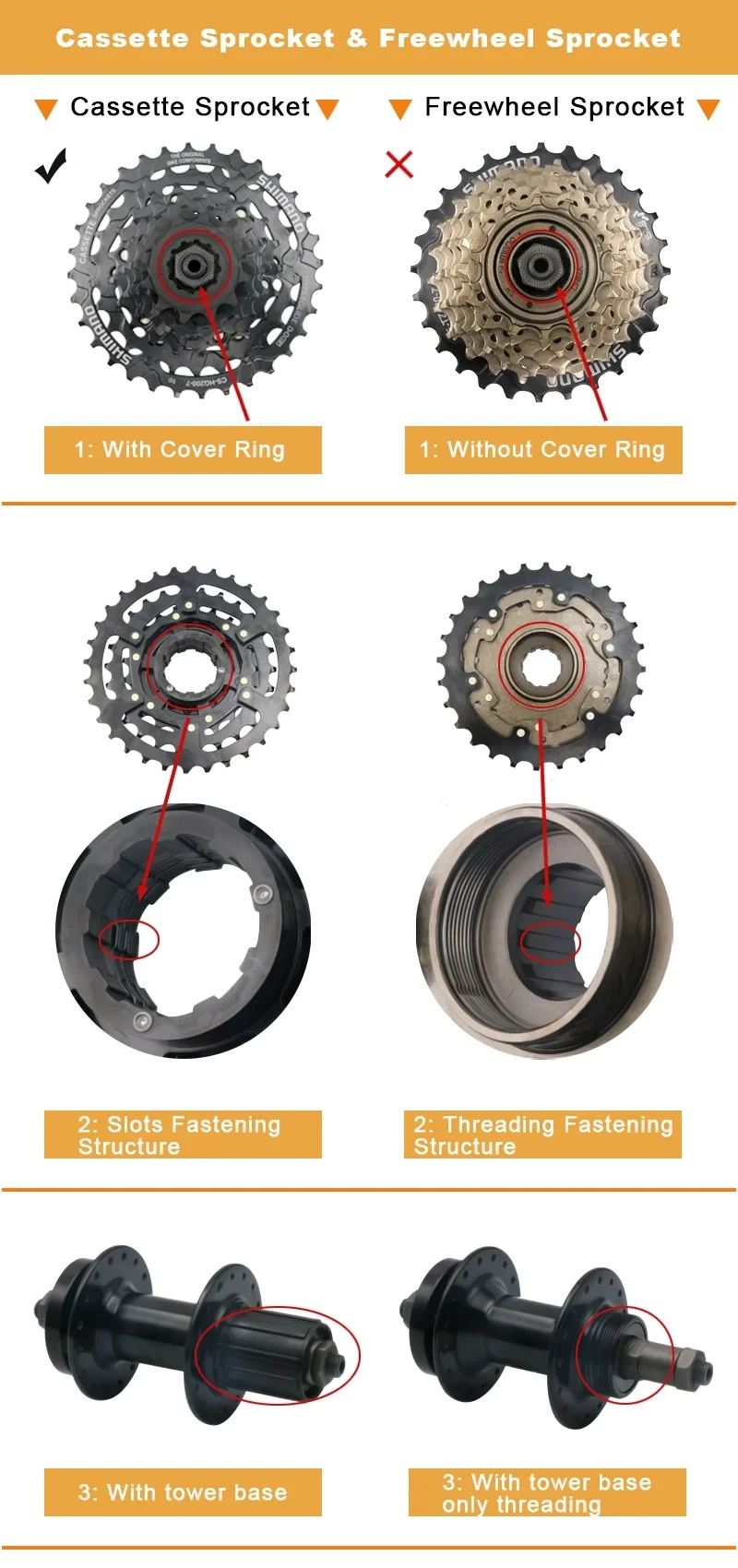 Bicycle Perbedaan Sprocket Freewheel Dan Cassette Riderace Pelepas