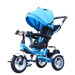 High Quality Plastic Baby Tricycle Smart Trike Little Car for Children Aged 2 to 4 Years with Rubber Wheels