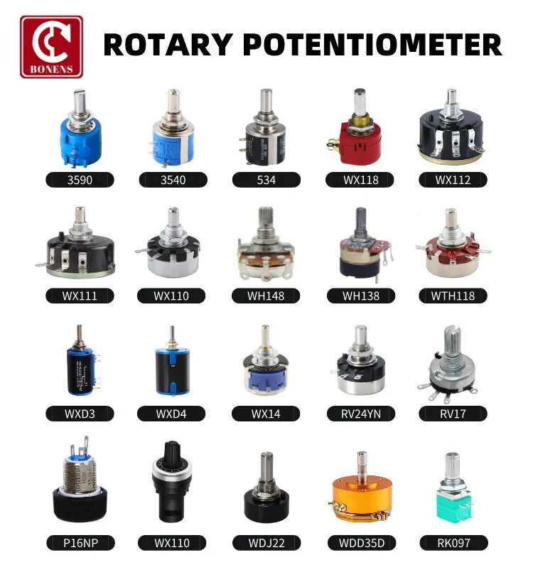 Multiturns Multiturn Adjustable Ceramic Trimmer Potentiometer 1k 102