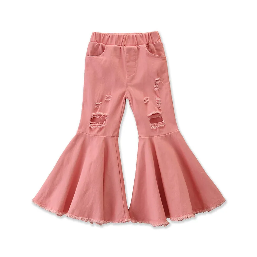 bell bottom pants for baby girl