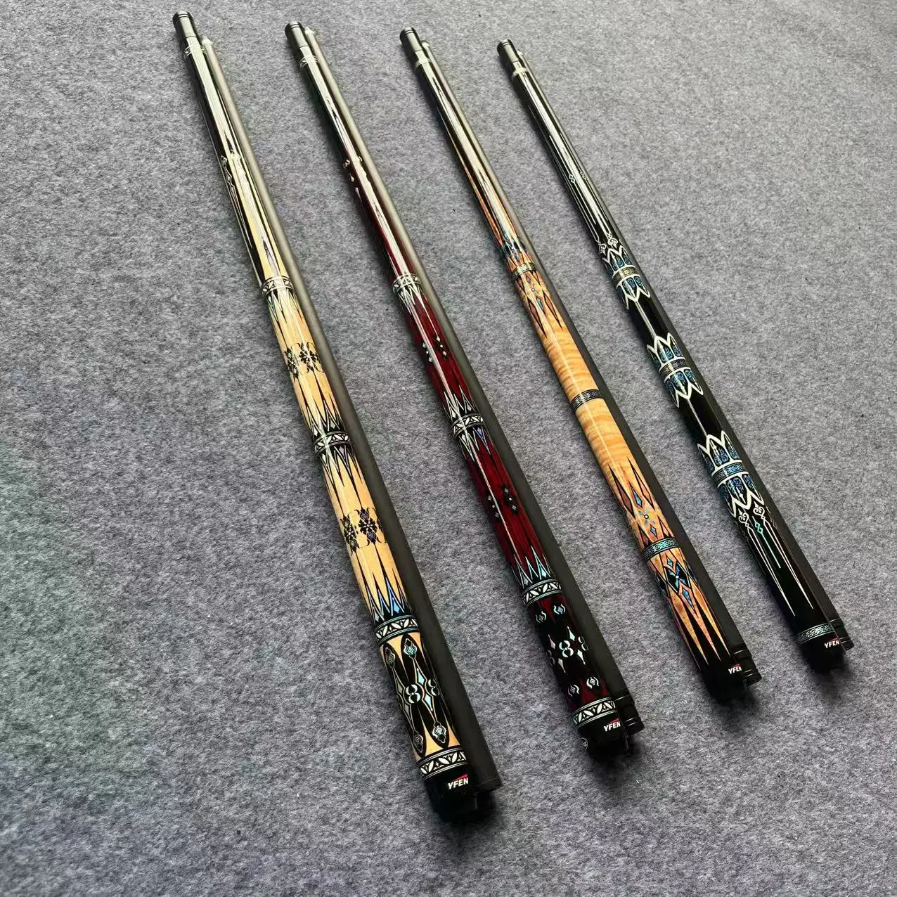 Best Value Yfen Carbon Fiber Shaft Maple Butt 12.5mm Tip Handmade