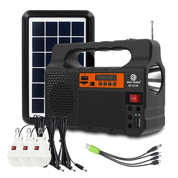 Portable Small Home Solar System Outdoor Solar Lighting System With Solar Panel Power Energy System