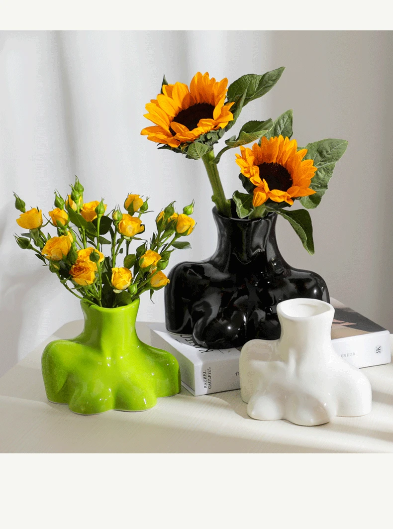 Home Accessories Decorating Vase Flowers Flower Decorative Antique Nordic Artificial Modern Ceramic & Porcelain Vases