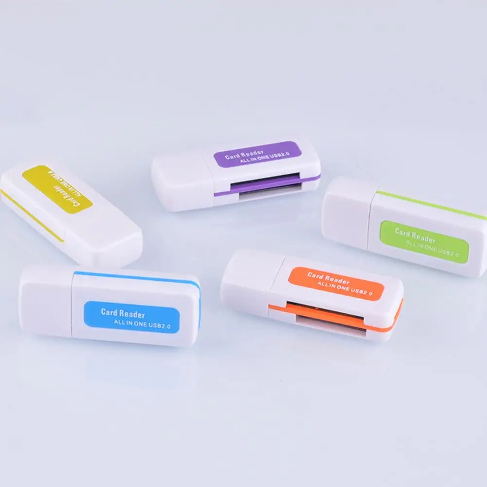 Card Reader Mini Adapter 4-in-1 Multiport With Micr Sd Tf M2 Ms Card ...