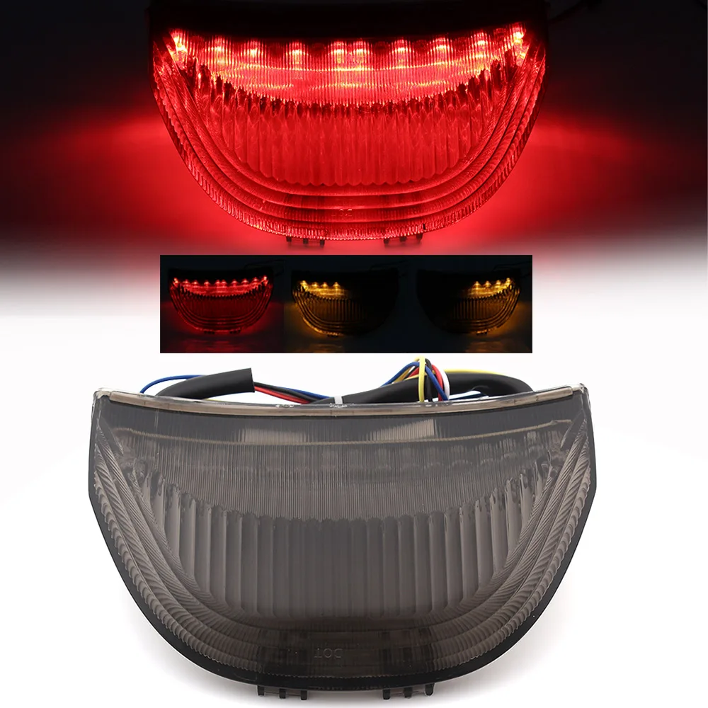 LED Motorcycle Rear Integrated Tail Signal light Lamp Turn Signal and Brake Lights For For Honda CBR600RR CBR 600RR 600 RR 2003-2006 03-06 CBR1000RR 1000RR 1000 2004-2007 04-07 Street Motorcycle 
