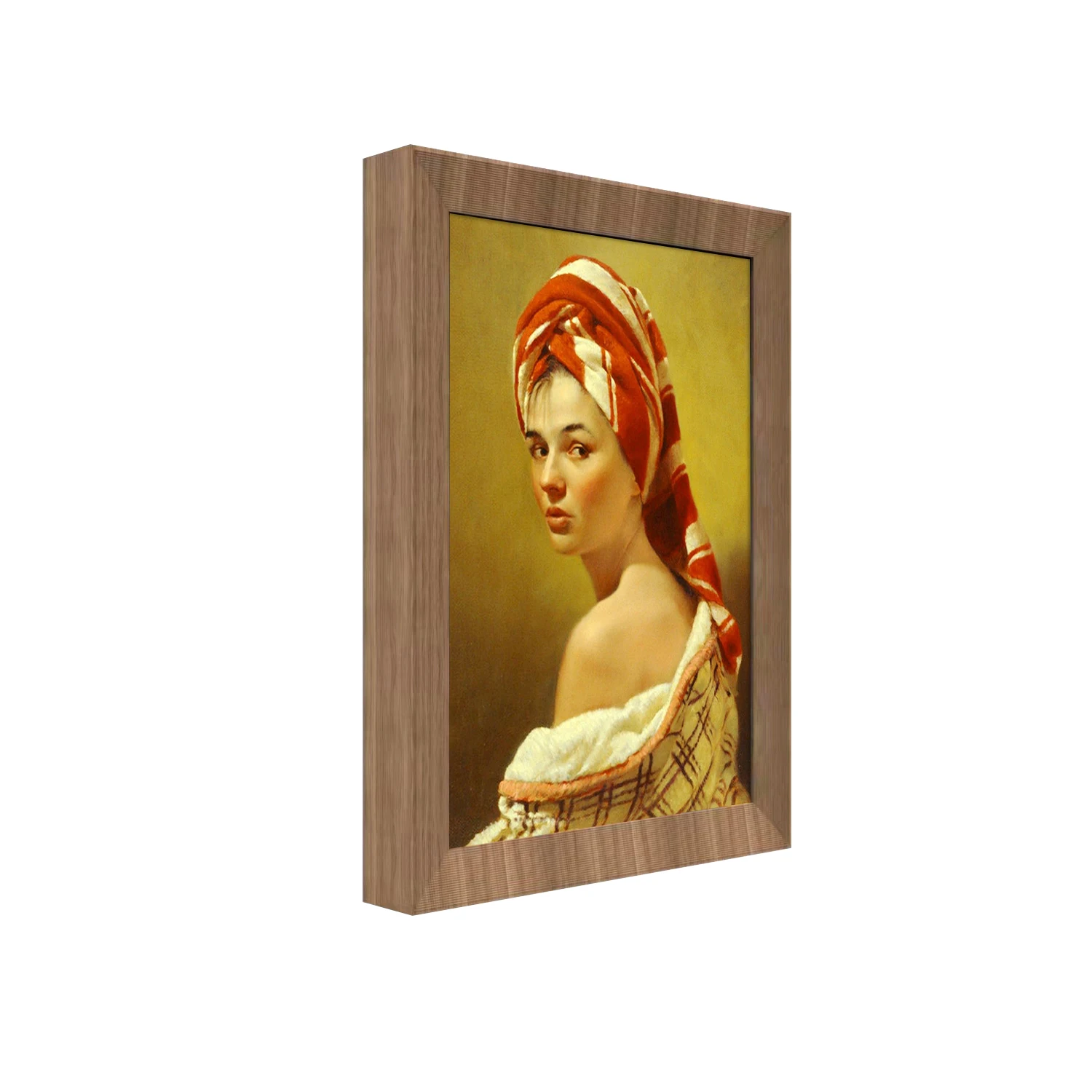 Intelligent Wood Digital Picture Frame with Wifi App NFT Display Crypto  Wallet Video Museum Art Clock & MP3 Audio US Plug