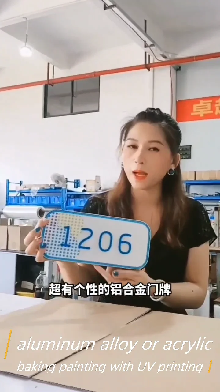 Address Number Road Street Nameplate Decoration Metal Door Plate Sign Buy Door Name Plate