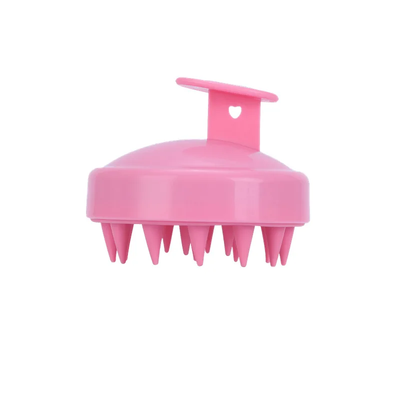 Factory Wholesale Soft Shampoo Brush Scalp Massage Hair Washing Brush Custom Logo Plastic Handle Detangling Hair Brush
