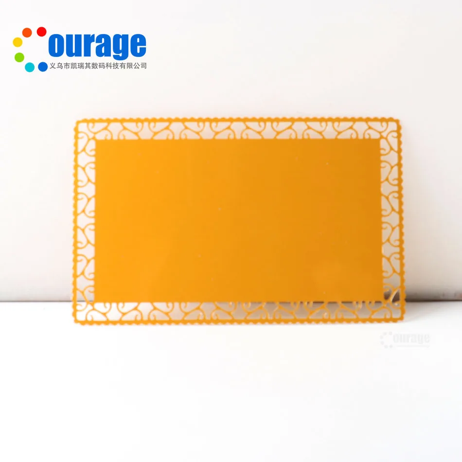 Китайская фабрика, оптовая продажа, индивидуальная сублимация, пустые металлические визитные карточки, золотые