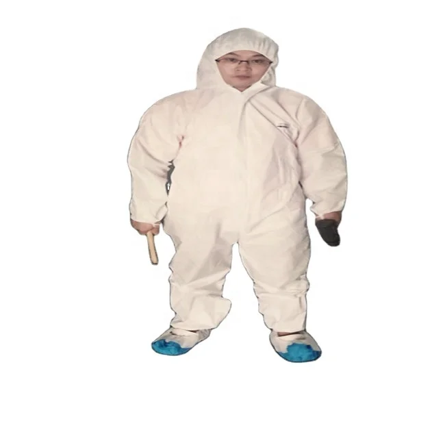 Safety Clothing Long Sleeve Overall With Hood Coverall