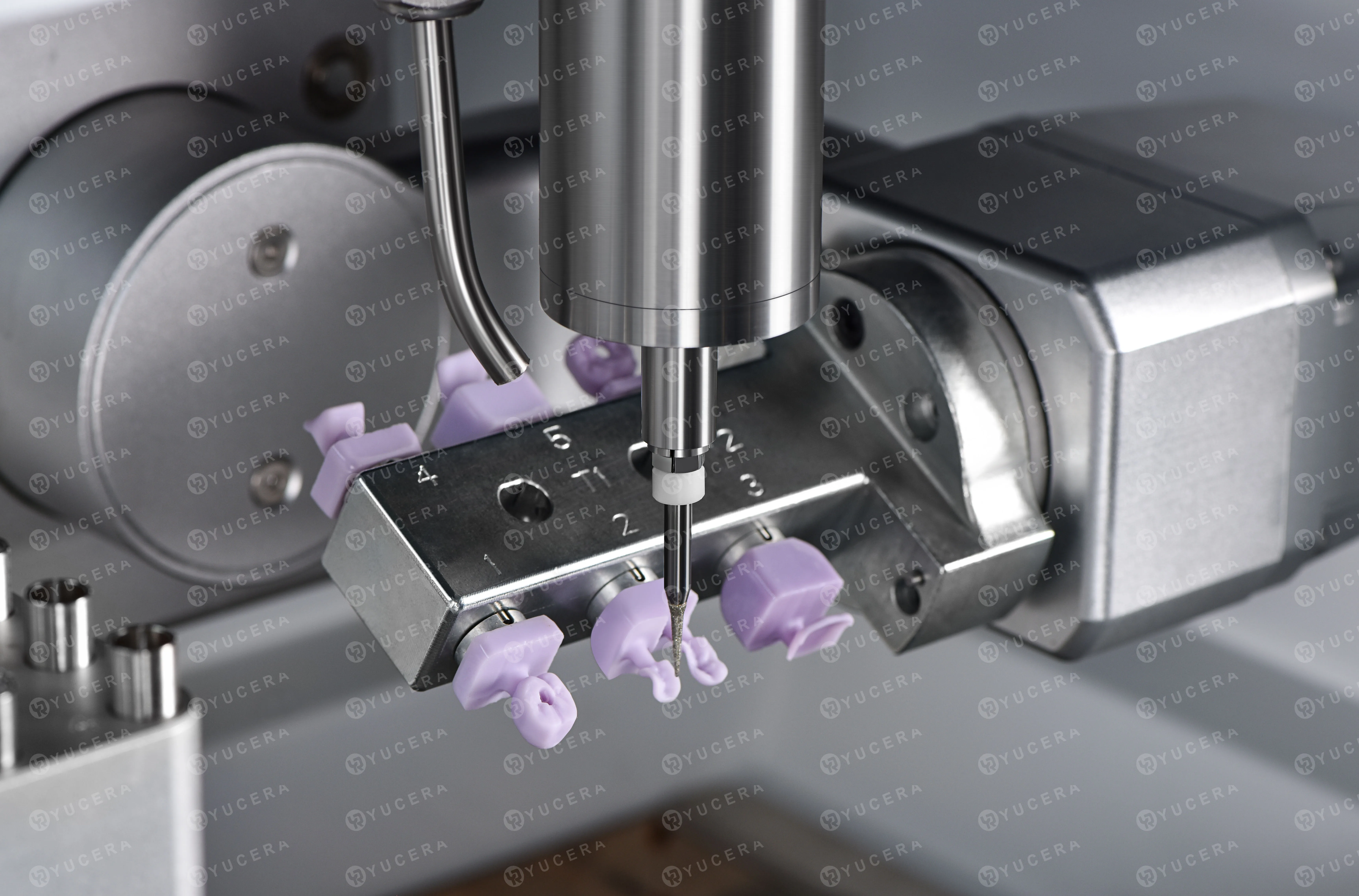 YUCERA YRC 6X 5-Axis Dental CAD CAM Milling Machine for Titanium Column Glass Ceramic Restorations