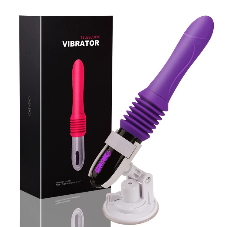 Online Silikon Teleskop-Vagina Vibrator Anales Sexspielzeug Riesiger Dildo  Vibrator