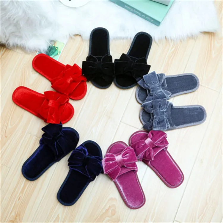 bow slippers