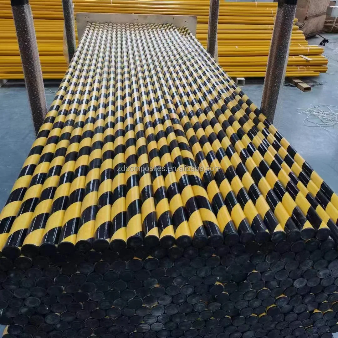 High Strength Anti-Corrosion FRP Beams High Quality Fiberglass Products for Construction manufacture