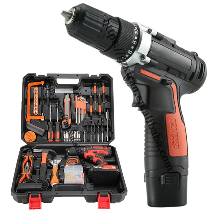12V Mini Electric Screwdriver Combo Kit Cordless Drill Wireless Power  Driver DC Lithium-ion Battery Rechargeable Hand Drill