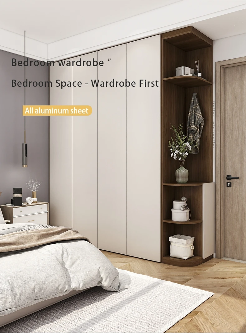 Formaldehydefree All Aluminum Smart Home Bedroom Wardrobe Design Modern All Aluminum Wardrobe