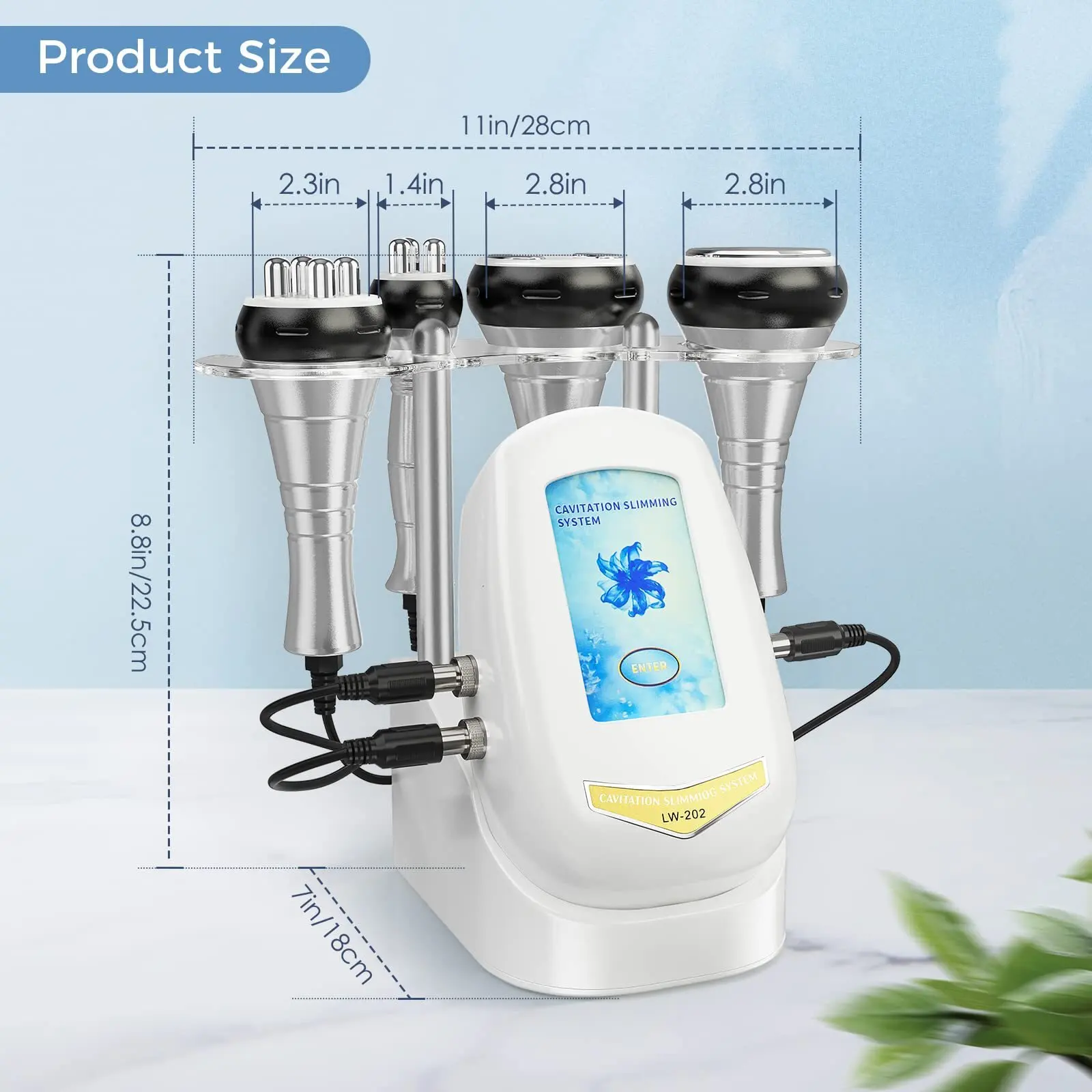 Portable Electric Anti-Cellulite Vacuum Body Massage Machine 4 in 1