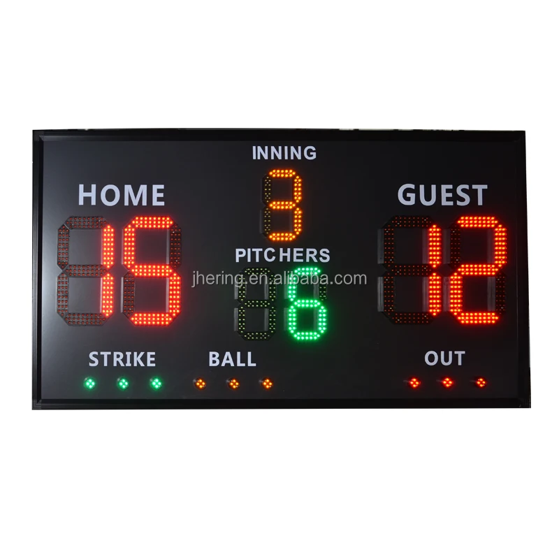 Jhering LED Baseball Score Screen Outdoor Stadium Scoreboard Digital Sport Game Scoreboard