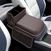 Memory cotton armrest storage mat-mocha brown