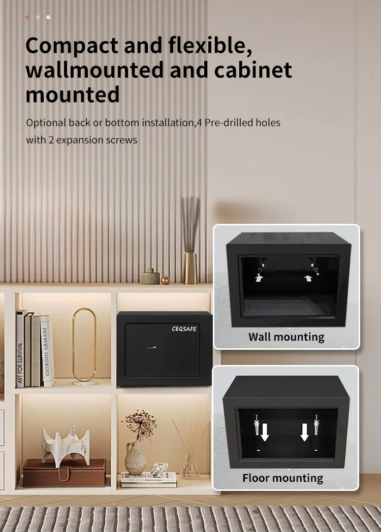 CEQSAFE American Hot Selling Home Safe Box Deposit Digital Keypad Small Safe Mini Safe Box supplier