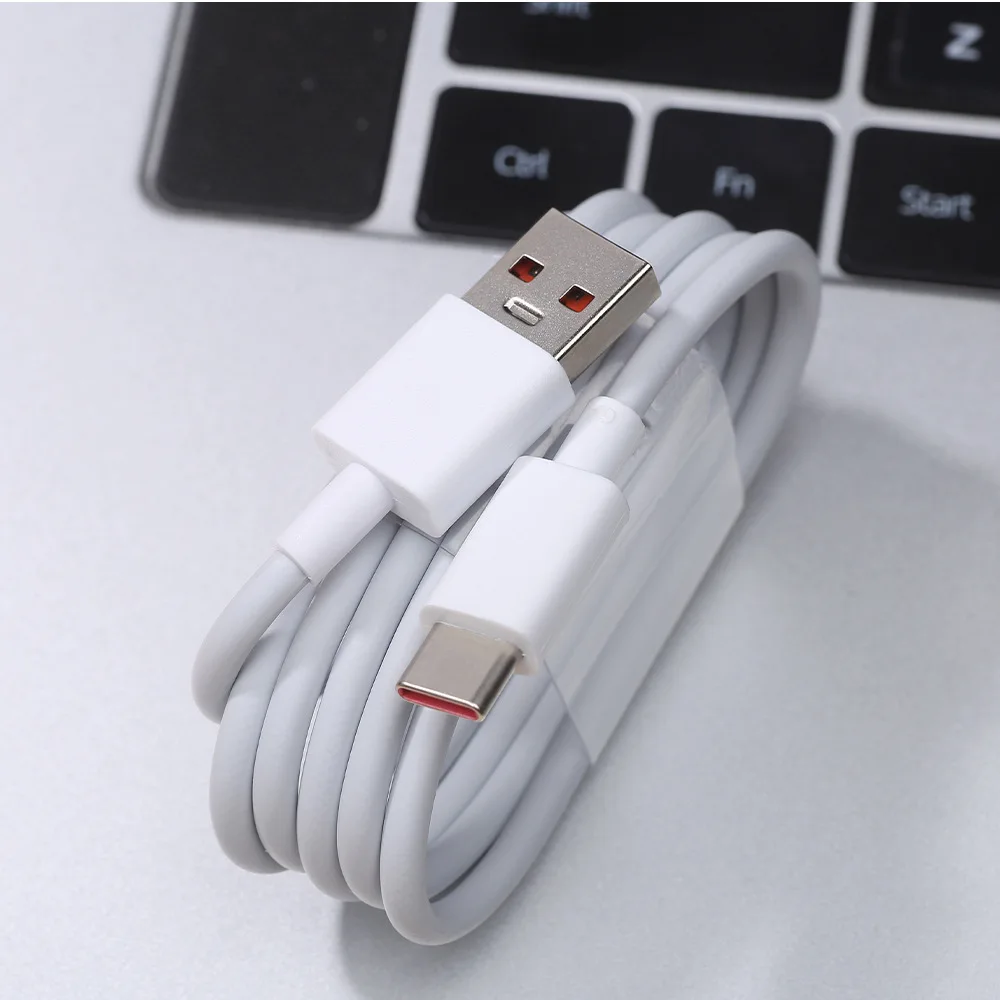 120W USB 3.0 Type C Fast Charging Cable 6A 2m High Speed Data Sync Cord TPE Jacket for Phone Lap Tablet