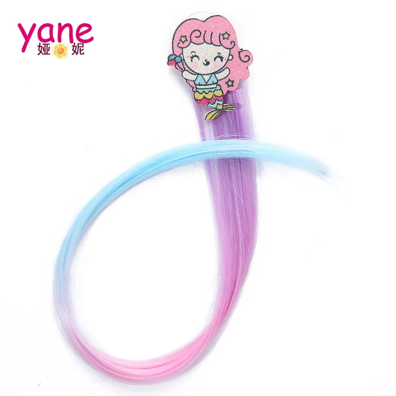 Заколки для волос градиентных цветов, заколки для волос в виде единорога для вечеринки, аксессуары для волос