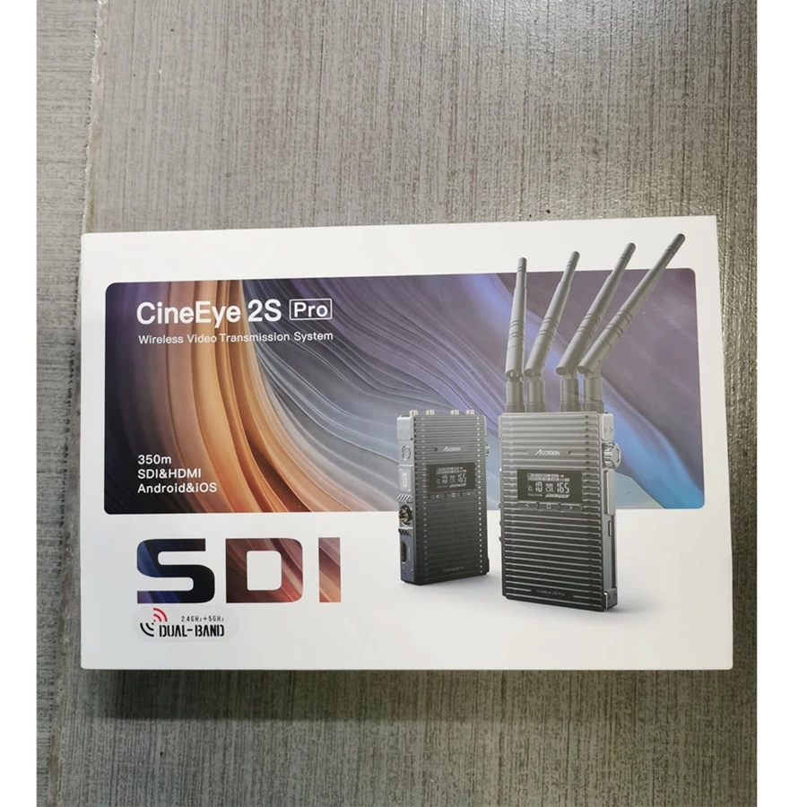 ACCSOON CineEye 2S Pro 2.4G&5G デュアルチャンネルワイヤレス