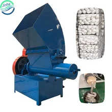 Waste polystyrene pe shredder melter recycle machine used eps foam thermal recycling crushing hot melting machine