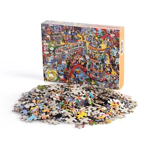 Beautiful Cartoon Create the World 500 Piece Jigsaw Puzzle Entertainment Game for Children and Adults