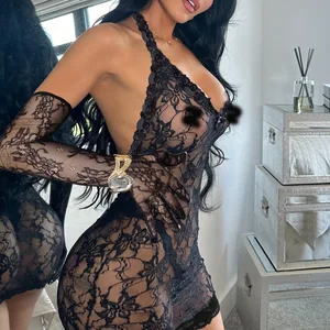 2025 New Arrival Women's Lace Sexy Lingerie Set Hot Sales Mature Love Styles Bodysuit