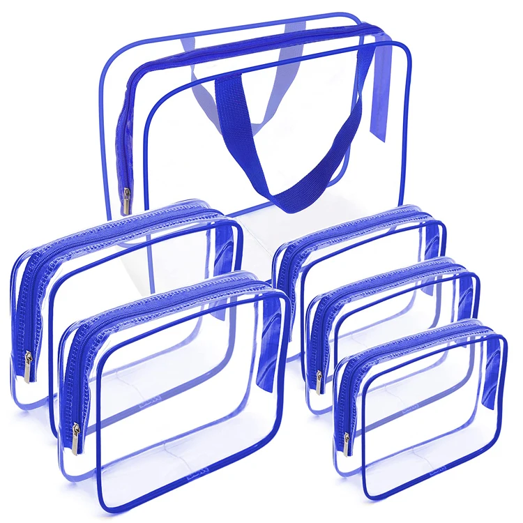 Clear Pvc Travel Wash Bag Toiletry Waterproof Plastic Cosmetic Makeup