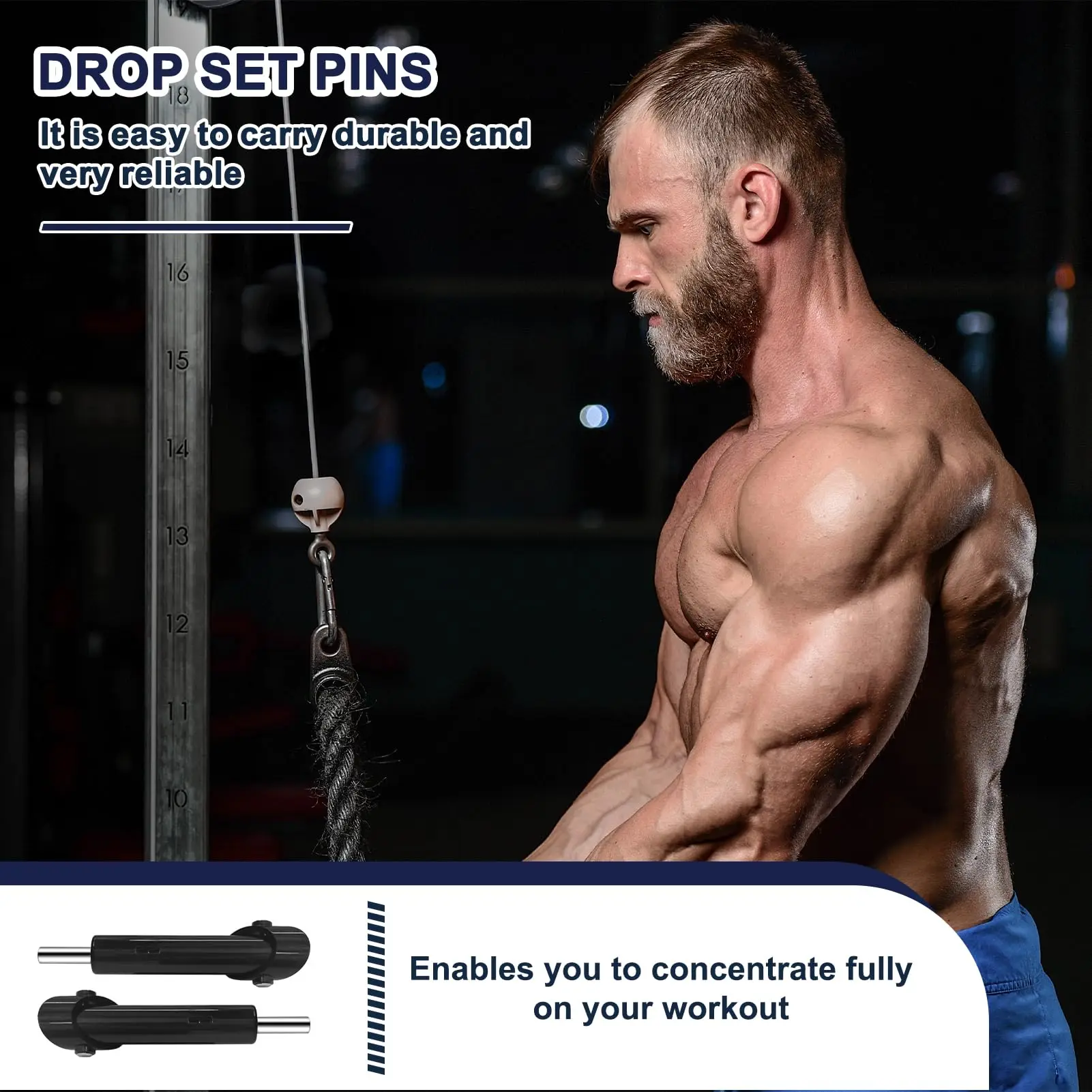 drop set pins gym decrease reduce