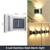 6 Led Stainless Steel Warm-light