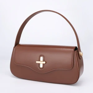 2026 New Handmade Cowhide Bag Crossbody Bag Niche Design Retro Handbag Single Shoulder Genuine Leather Armpit Bag for Women