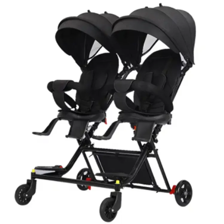 Baby Twins Stroller Portable, Foldable Multi-functional