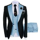 Pants Custom Groom Wedding Suits Mens Slim Fit Blazer Set Men Business Jacket Pants Vest Classic Men Suit 3 Pieces Arket Blazer