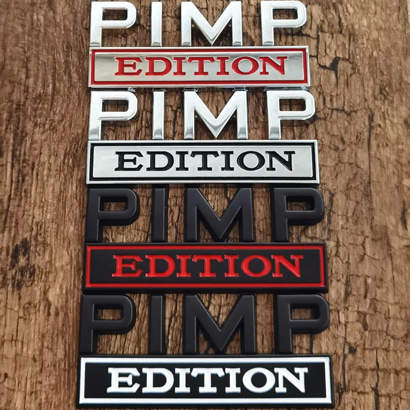 pimp edition car decal