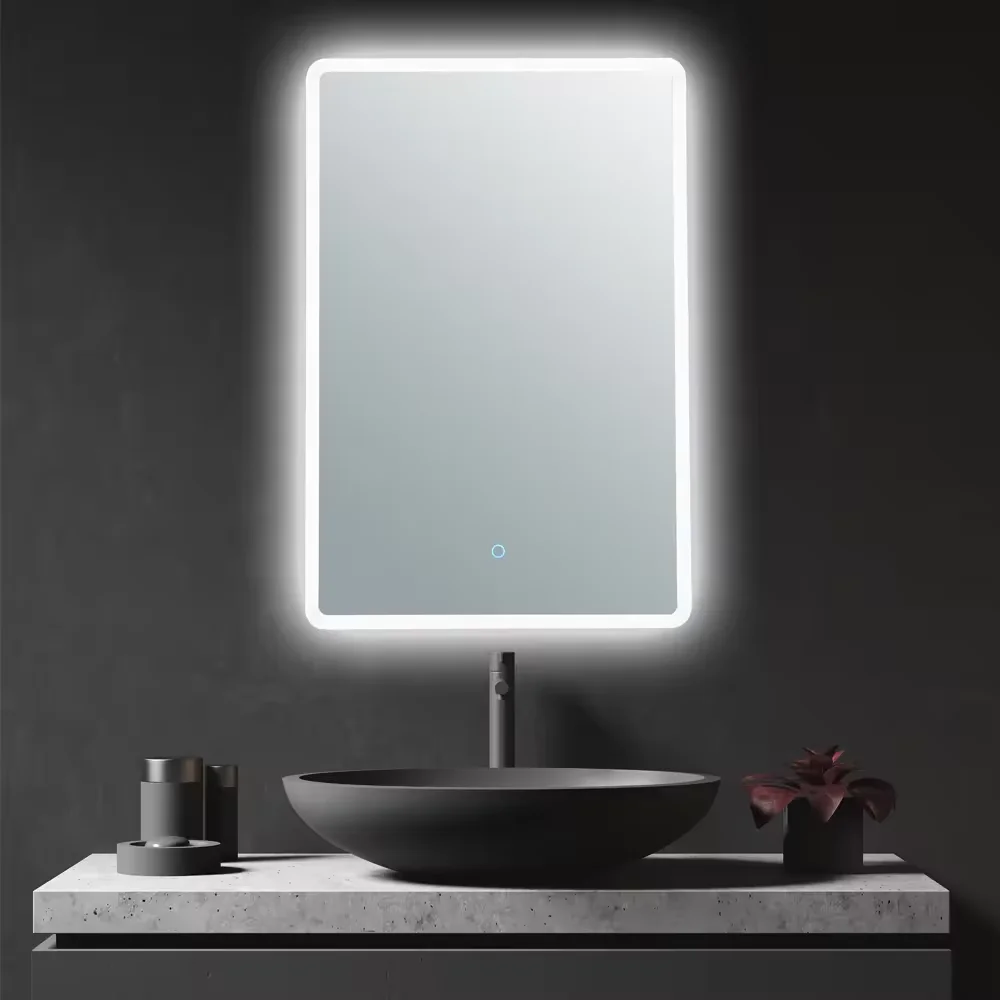 Contemporary Decor Aluminum Framed Full Length Body Led Mirror With Vanity Mirror With Lights Bluetooth Wall Mounted Mirror