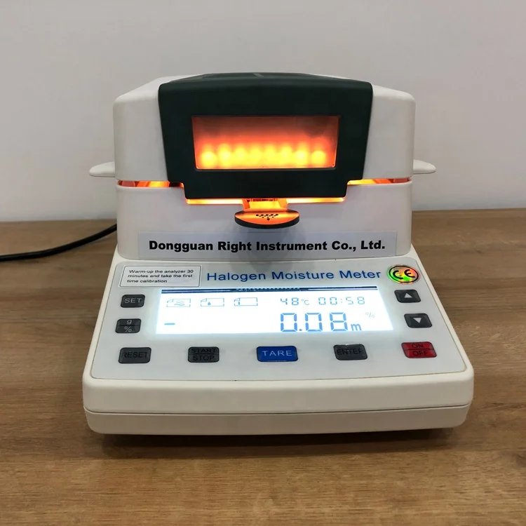 Accuracy 0.01% Digital Infrared Halogen Moisture Analyzer Price