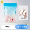 03 Blanc - Taille mi-haute - 5 pièces - En sachet