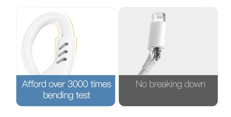 CA105 Yesido 1.2M Fast Charging USB to IP Type-C Micro Data Cable With Charging And Data Transmit