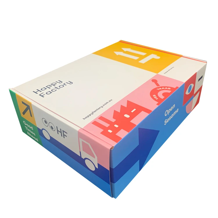 Custom Logo Corrugated Box Black Mailer Shipping Box Apparel Packaging For Apparel Accessories Wig Bundles Shoe Makeup Cosmetic.jpg