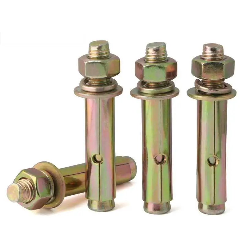 Metalsuberg 1/2" Nylon Lock Nuts - Carbon Steel Galvanized Grade 4.8 (10-Pack)