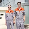 NJ-Traje gris+naranja